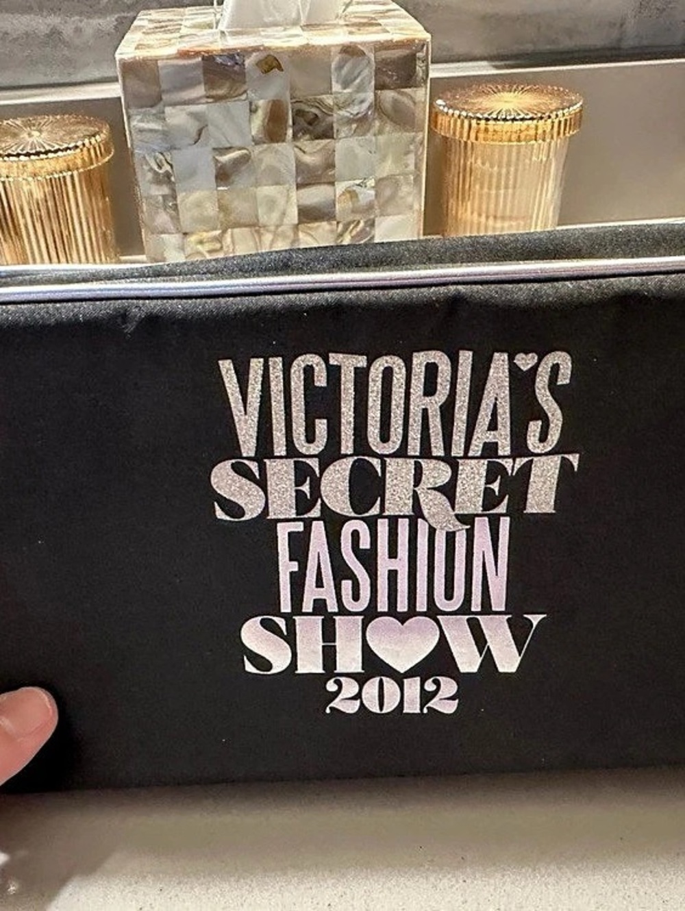 Victoria's Secret Fashion Show 2012 Makeup Brush Set Case in Black